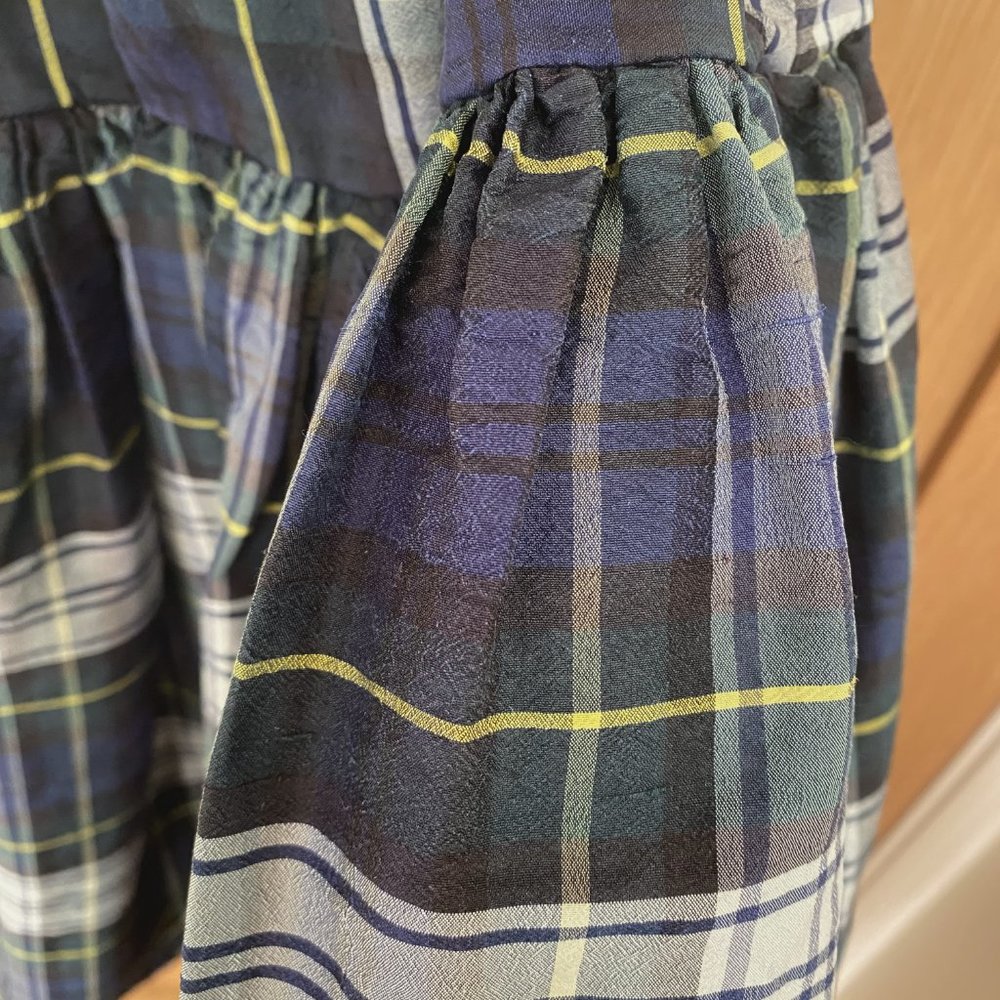 Tartan Plaid Spence Wrap Dress by Sara Berman, size XS - Picture 4 of 10